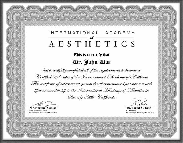 Aesthetic Medicine Certification