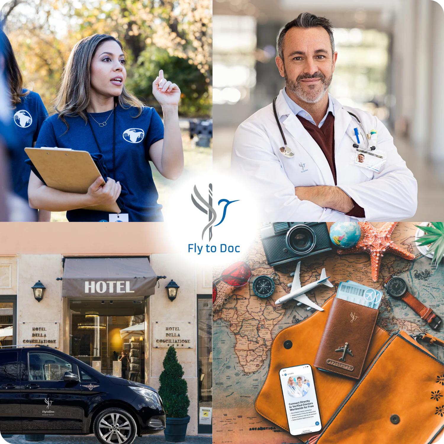 flytodoc services, medical tourism, travel coordination, healthcare tourism